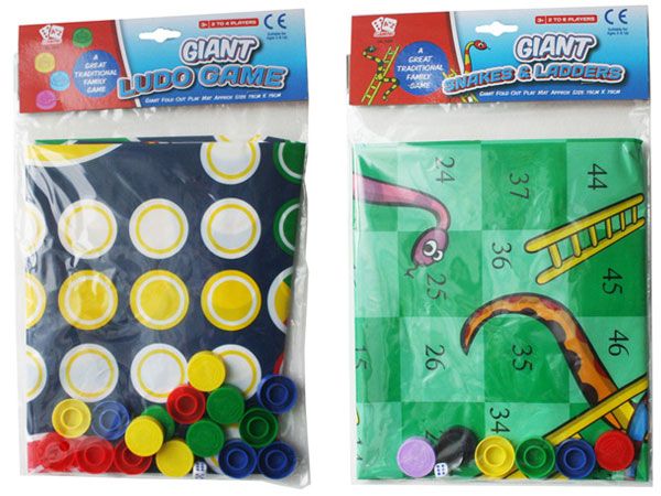 A to Z Giant Snakes & Ladders/Ludo Games, Assorted, Picked At Random