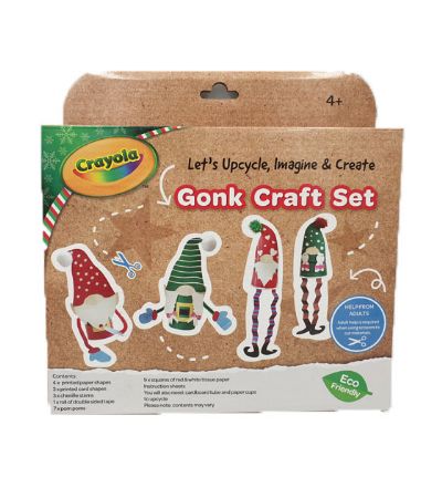 Crayola - Lets Upcycle Gonk Craft Set...Stock Clearance
