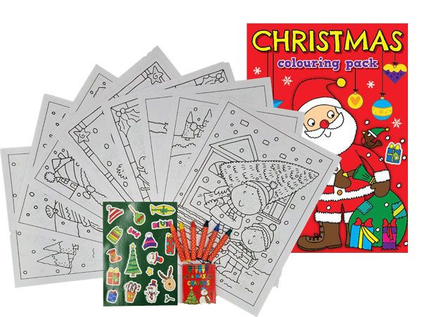 Christmas Colouring Activity Fun Pack