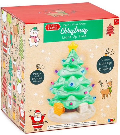 Tinsel Town - Paint Your Own Light Up Christmas Tree