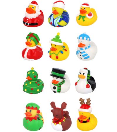 12x 5cm Christmas Ducks In Assorted Designs