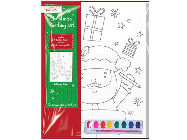 Santa Loves Kids Crafts - Christmas Painting Set